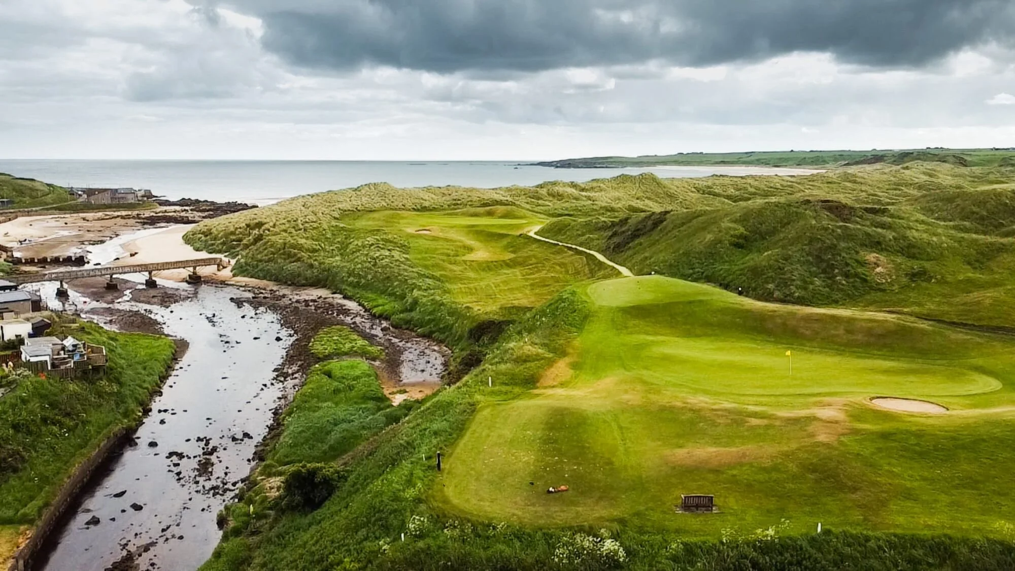 Cruden Bay coastline and countryside